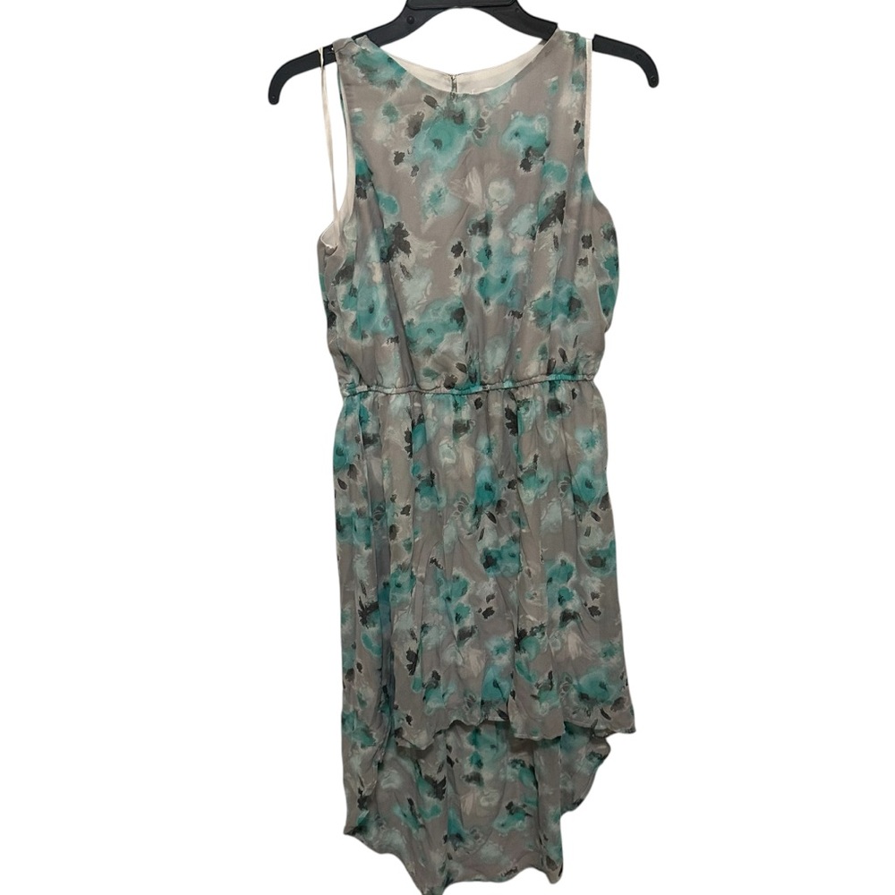 Charming Charlie preowned size Medium. Floral Sleeveless Dress - Teal and Gray